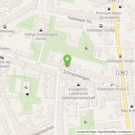 Standortübersicht der Tankstelle HOCHTIEF Ladepartner GmbH in 44809 Bochum