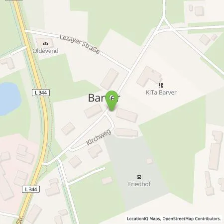 Standortübersicht der Tankstelle Stephan Lemke Immobilien GmbH & Co. KG in 49453 Barver