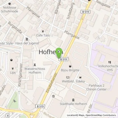 Standortübersicht der Tankstelle Bidirex GmbH in 65719 Hofheim am Taunus