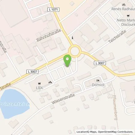 Standortübersicht der Tankstelle Lidl Dienstleistung GmbH & Co. KG in 07607 Eisenberg