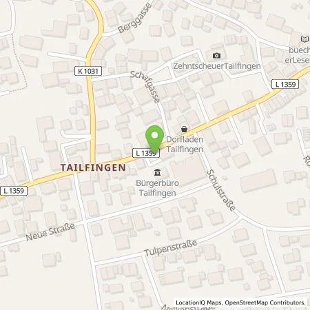 Standortübersicht der Tankstelle deer GmbH in 71126 Gäufelden