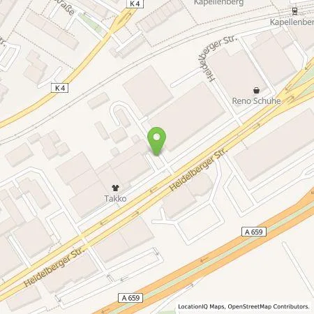 Standortübersicht der Tankstelle Ladegrün! eG in 68519 Viernheim