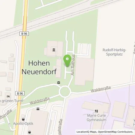 Standortübersicht der Tankstelle Stadt Hohen Neuendorf in 16540 Hohen Neuendorf