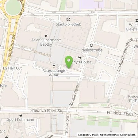 Standortübersicht der Tankstelle LÉGÈRE HOTEL GROUP GmbH & Co. KG in 33602 Bielefeld