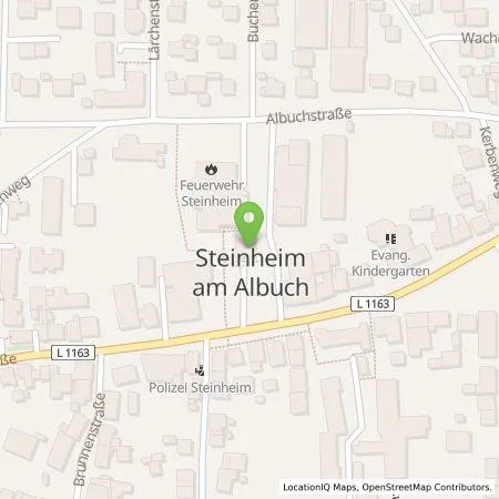 Standortübersicht der Tankstelle Stadtwerke Heidenheim AG in 89555 Steinheim