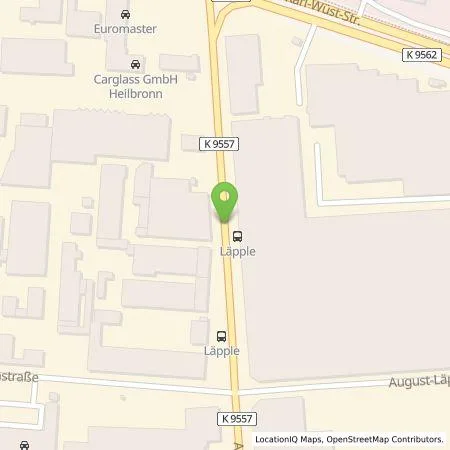 Standortübersicht der Tankstelle Christ Investment GmbH in 74076 Heilbronn