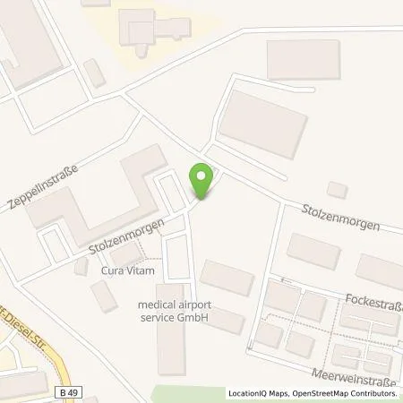 Standortübersicht der Tankstelle Polarstern Erzeugung GmbH in 35394 Gießen