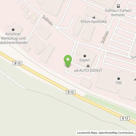 Standortübersicht der Tankstelle Bauer Energietechnik e.K. in 85072 Eichstätt