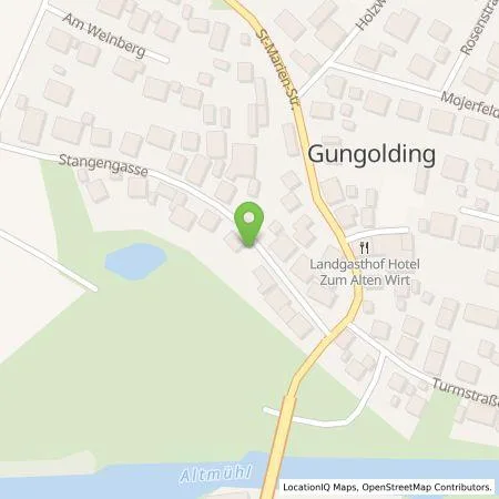 Standortübersicht der Tankstelle Bauer Energietechnik e.K. in 85137 Walting