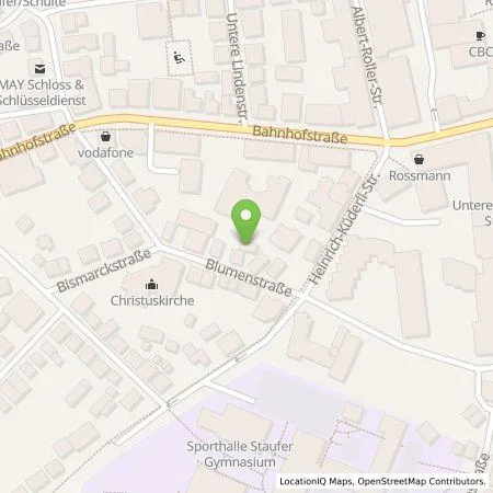 Standortübersicht der Tankstelle Christ Investment GmbH in 71332 Waiblingen