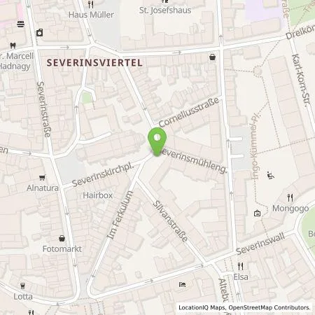 Standortübersicht der Tankstelle TankE GmbH in 50678 Köln