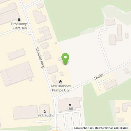 Standortübersicht der Tankstelle HD Kottmeyer Beteiligungs GmbH & Co. KG in 33428 Harsewinkel