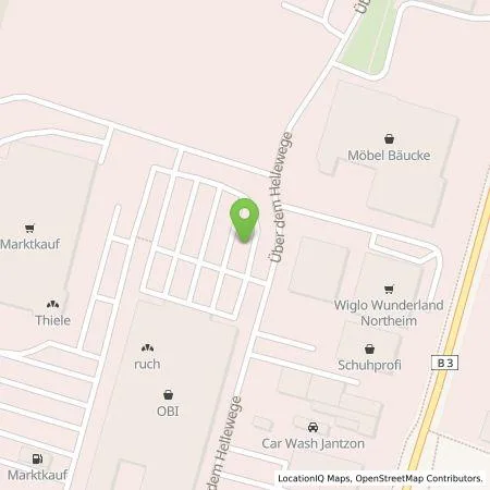 Standortübersicht der Tankstelle EWE Go GmbH in 37154 Northeim