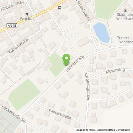 Standortübersicht der Tankstelle Stadtwerke Windsbach (Eigenbetrieb) in 91575 Windsbach