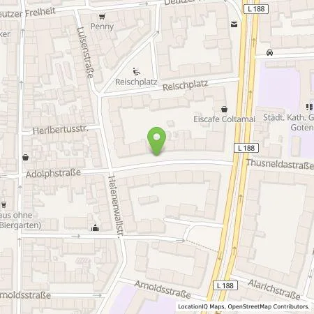 Standortübersicht der Tankstelle TankE GmbH in 50679 Köln