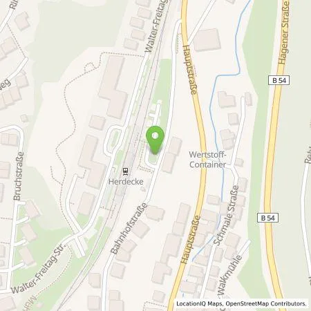 Standortübersicht der Tankstelle Mark-E Aktiengesellschaft in 58313 Herdecke