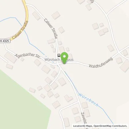 Standortübersicht der Tankstelle deer GmbH in 75394 Oberreichenbach