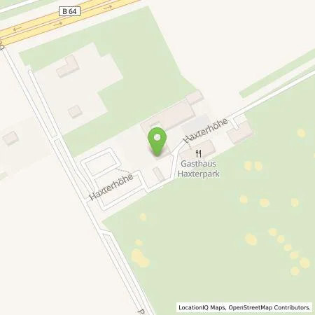 Standortübersicht der Tankstelle Wissenschafts- und Sportverein Haxterpark e.V. in 33100 Paderborn