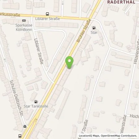 Standortübersicht der Tankstelle TankE GmbH in 50968 Köln