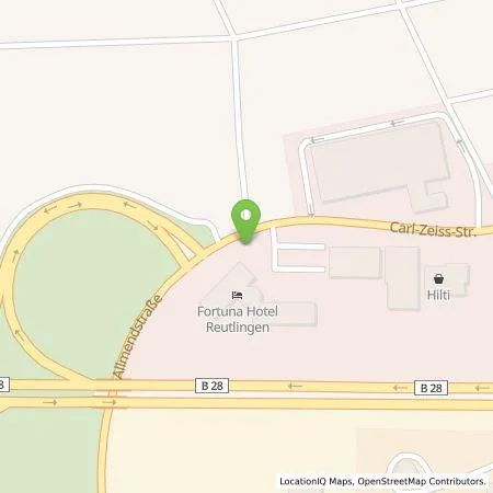 Standortübersicht der Tankstelle GP Joule Connect GmbH in 72770 Reutlingen