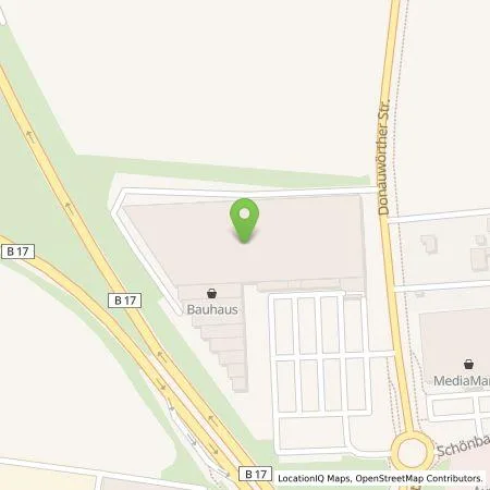 Standortübersicht der Tankstelle EnBW mobility+ AG und Co.KG in 86154 Augsburg