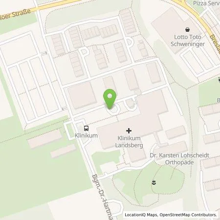 Standortübersicht der Tankstelle Energieversorgung Landsberg GmbH & Co. KG in 86899 Landsberg am Lech