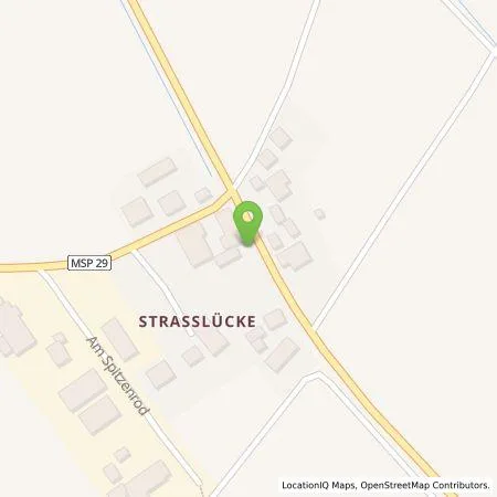 Standortübersicht der Tankstelle Energielösung GmbH in 97836 Bischbrunn