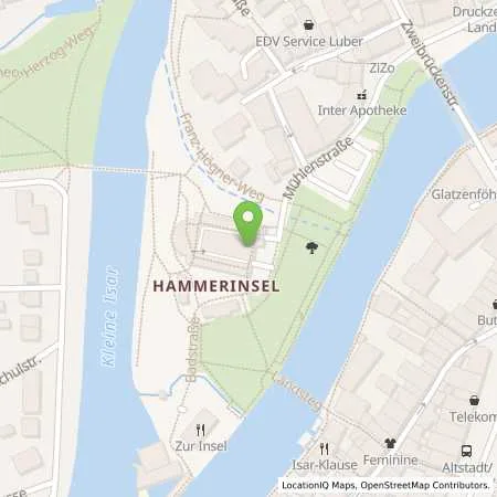 Standortübersicht der Tankstelle Stadtwerke Landshut Kommunaler Eigenbetrieb der Stadt Landshut in 84028 Landshut