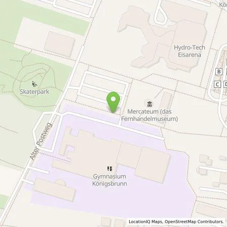 Standortübersicht der Tankstelle LEW Natur GmbH in 86343 Königsbrunn