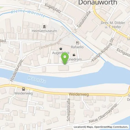 Standortübersicht der Tankstelle LEW Natur GmbH in 86609 Donauwörth