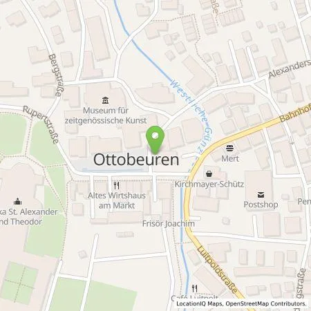 Standortübersicht der Tankstelle LEW Natur GmbH in 87724 Ottobeuren