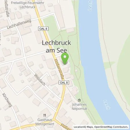 Standortübersicht der Tankstelle LEW Natur GmbH in 86983 Lechbruck