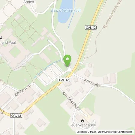 Standortübersicht der Tankstelle LEW Natur GmbH in 87660 Irsee