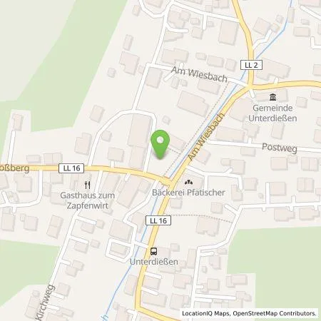 Standortübersicht der Tankstelle LEW Natur GmbH in 86944 Unterdießen