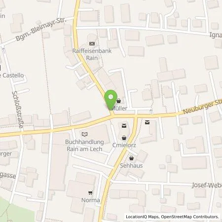 Standortübersicht der Tankstelle LEW Natur GmbH in 86641 Rain
