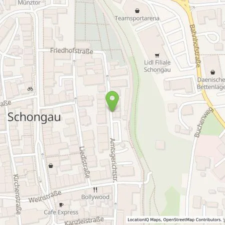 Standortübersicht der Tankstelle LEW Natur GmbH in 86956 Schongau