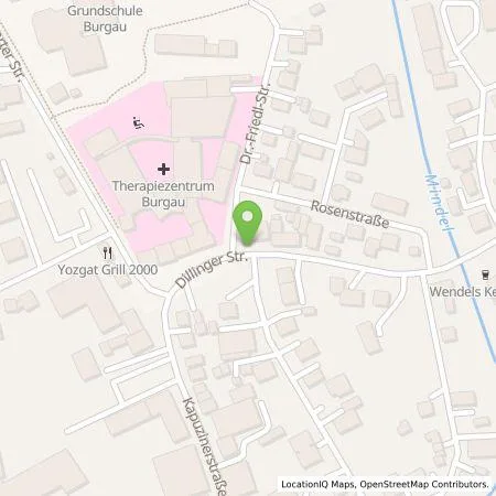 Standortübersicht der Tankstelle LEW Natur GmbH in 89331 Burgau