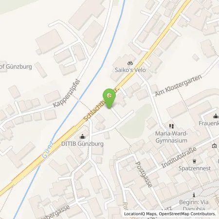 Standortübersicht der Tankstelle LEW Natur GmbH in 89312 Günzburg