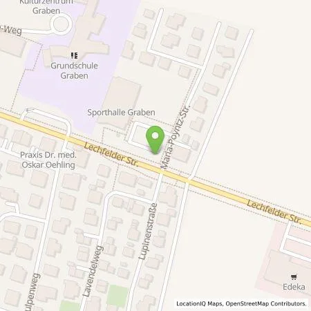 Standortübersicht der Tankstelle LEW Natur GmbH in 86836 Graben