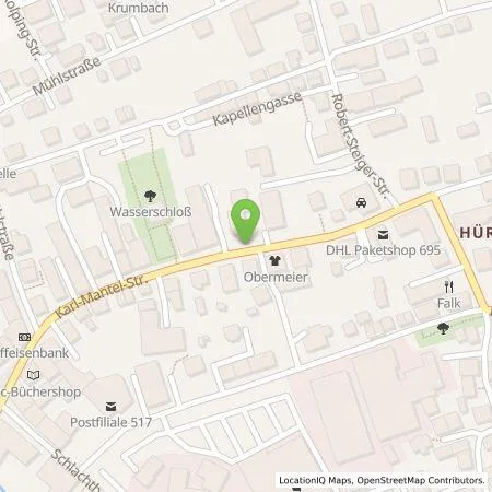 Standortübersicht der Tankstelle LEW Natur GmbH in 86381 Krumbach