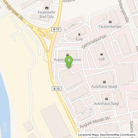 Standortübersicht der Tankstelle LEW Natur GmbH in 83646 Bad Tölz