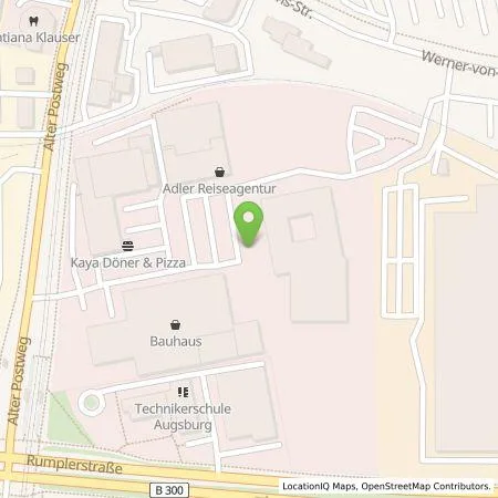 Standortübersicht der Tankstelle LEW Natur GmbH in 86159 Augsburg