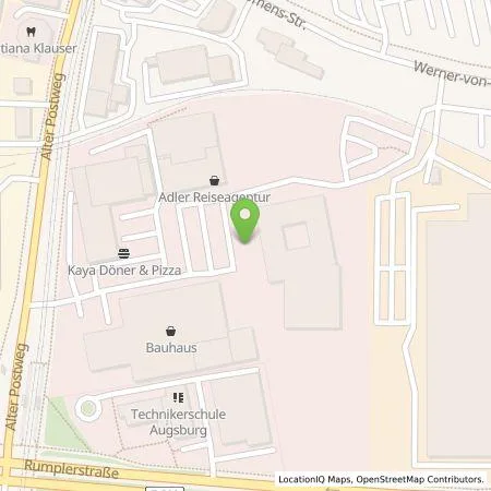 Standortübersicht der Tankstelle LEW Natur GmbH in 86159 Augsburg