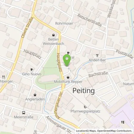 Standortübersicht der Tankstelle LEW Natur GmbH in 86971 Peiting