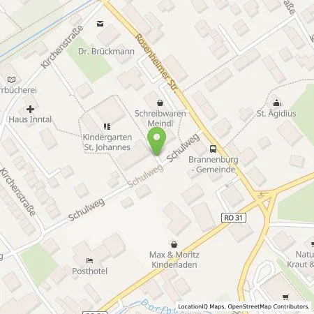 Standortübersicht der Tankstelle LEW Natur GmbH in 83098 Brannenburg