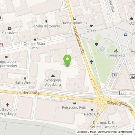 Standortübersicht der Tankstelle LEW Natur GmbH in 86150 Augsburg