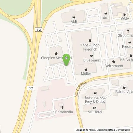 Standortübersicht der Tankstelle LEW Natur GmbH in 86405 Meitingen