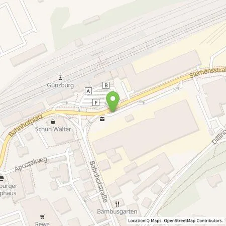 Standortübersicht der Tankstelle LEW Natur GmbH in 89312 Günzburg