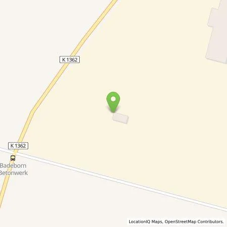 Standortübersicht der Tankstelle BERDING BETON GmbH in 06493 Ballenstedt Badeborn