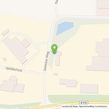 Standortübersicht der Tankstelle BERDING BETON GmbH in 59519 Möhnesee